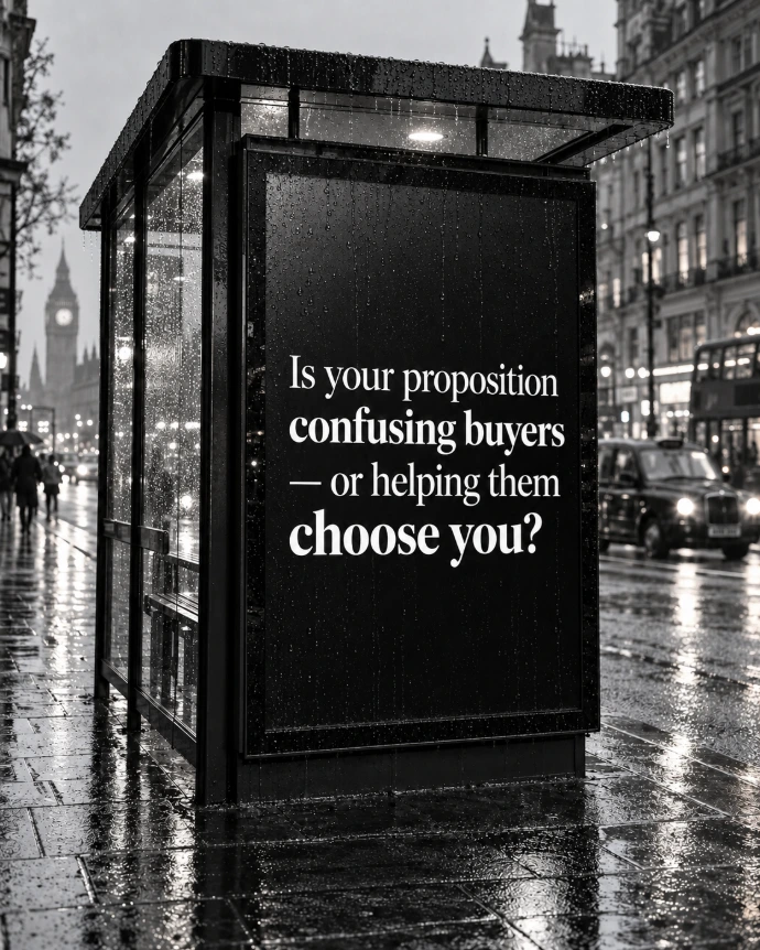 Is your proposition confusing buyers - or helping them to choose you?